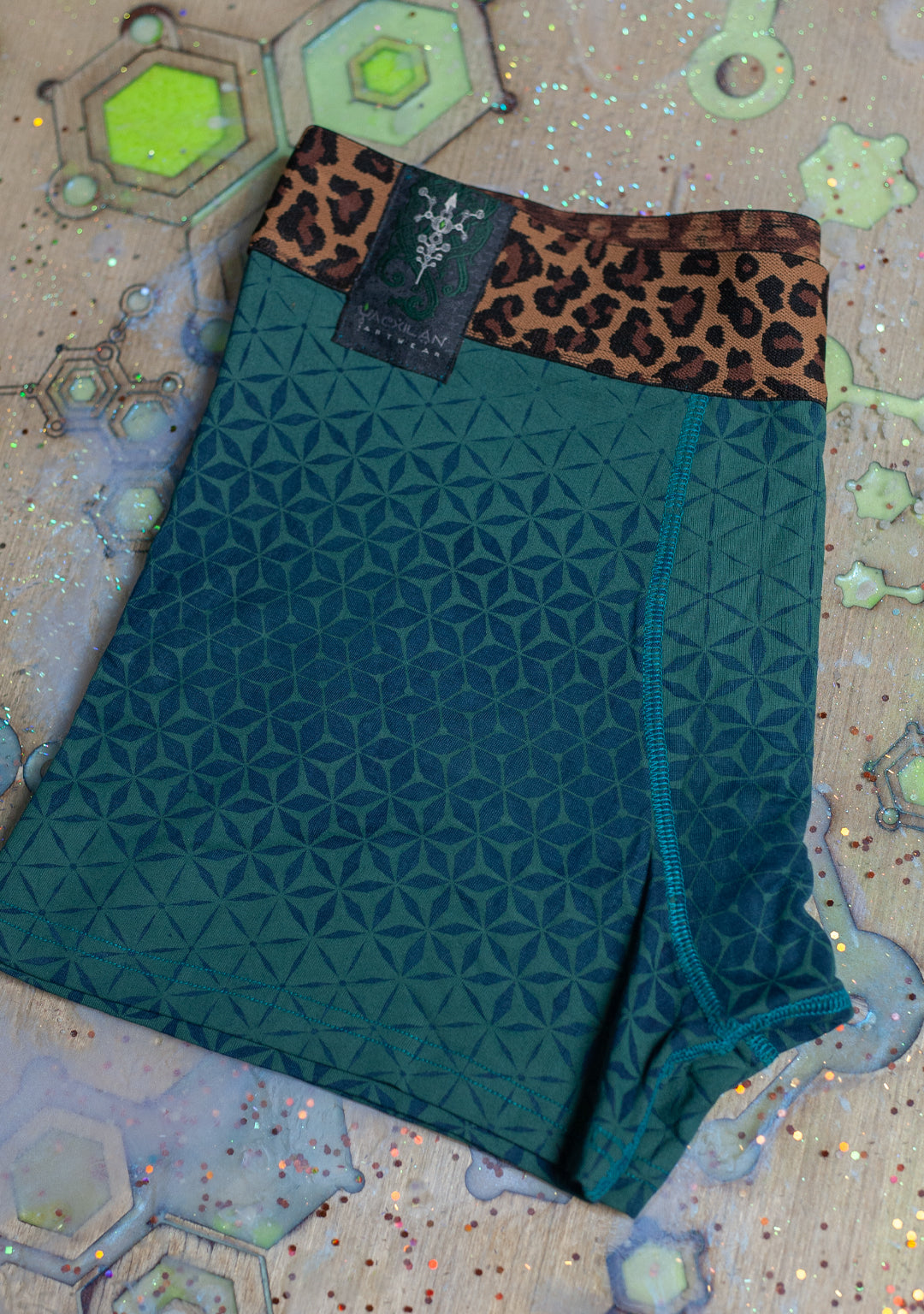 Underwear Men Bamboo Veg Dye Veg Print - Greendigo SANDSOTIME Leopard